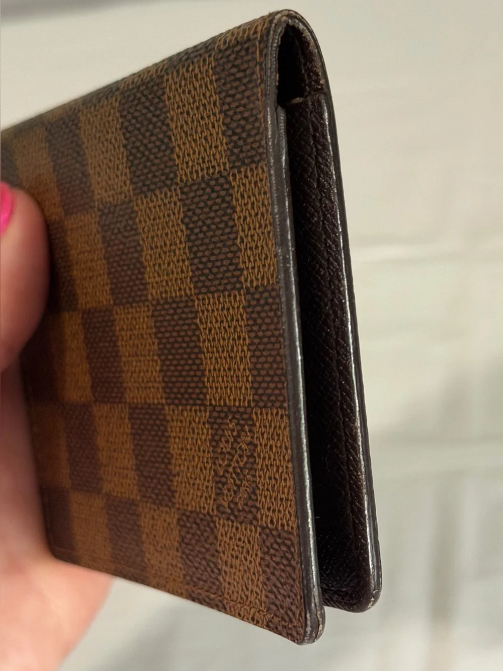 Louis Vuitton card holder in damier ebene
